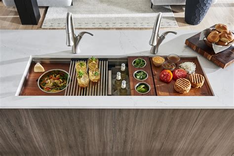 Ruvati Adds Dual Tier Workstation Ledge Sink To Collection
