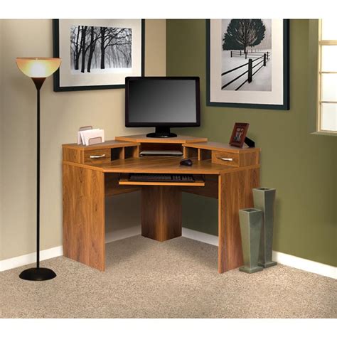Awesome if you really want to use your space to the max. 11 Awesome Corner L Work Center With Monitor Platform In ...
