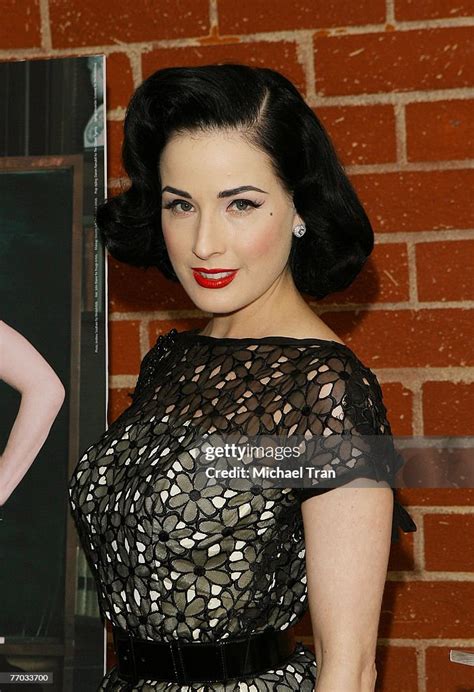 Actressmodel Dita Von Teese Reveals A New Campaign For Peta At The