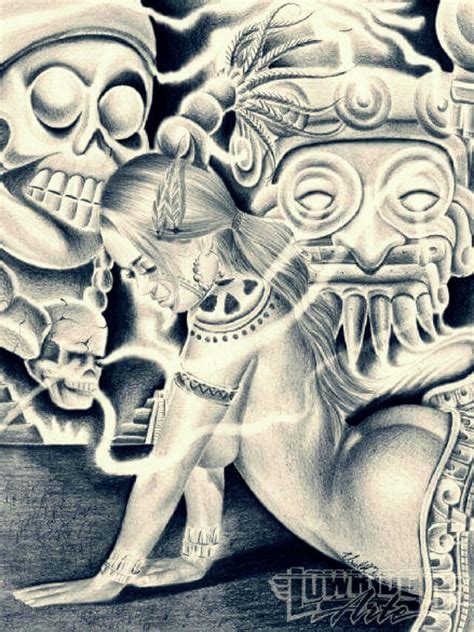 Aztec Culture Aztec Art Chicano Art Tattoos Aztec Art Mayan Art