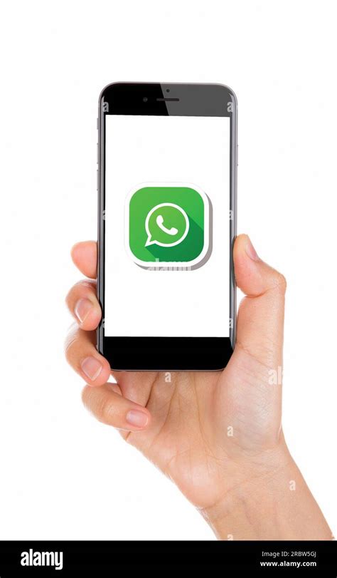 In This Photo Illustration Whatsapp Logo Seen Displayed On The Screen