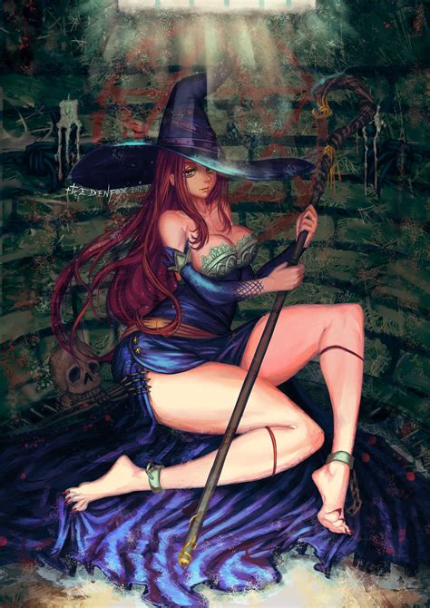 Sorceress From Dragons Crown By Edenfox On Deviantart Fantasy Witch