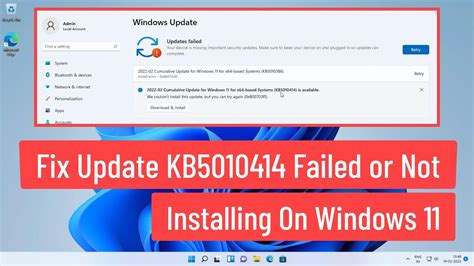 Fix Update Kb Failed Or Not Installing On Windows Youtube
