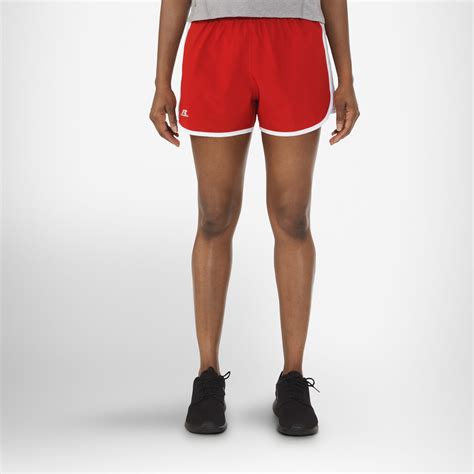 Womens Woven Running Shorts Russell Us Russell Athletic