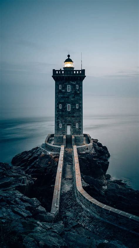 Lighthouse Cute Lighthouses Sea Sky Hd Phone Wallpaper Peakpx