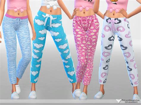 The Sims Resource Soft Dreams Pyjama Pants Collection