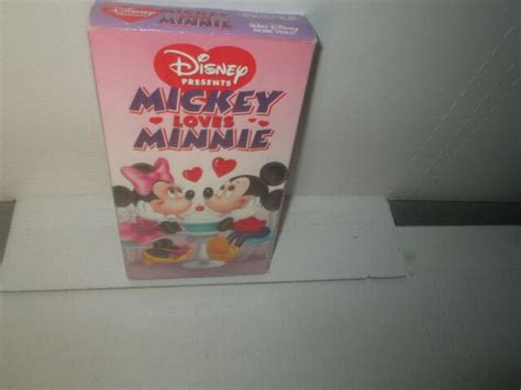 Mickey Loves Minnie Vhs 1996 For Sale Online Ebay