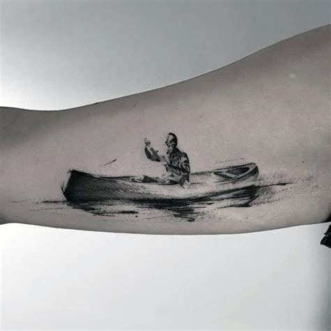 30 Cool Paddle Tattoo Ideas For Men [2023 Inspiration Guide]