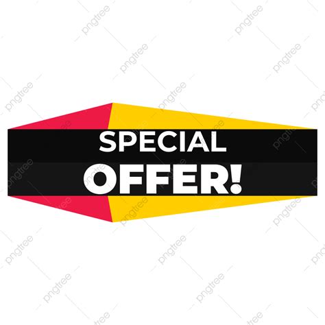 Creative Special Offer Sale Promotion Tag Banner Elements Special