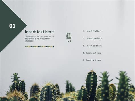 Cactus Free Powerpoint Templates Design