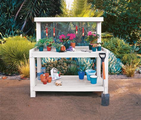 How To Build A Potting Bench This Old House Build Potting Bench