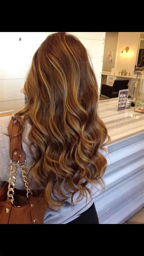 Raffle ends on valentines day (2/14). Honey Brown Highlights Mahogany Base | Brown blonde hair ...