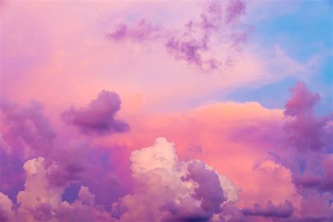Pink And Purple Clouds Art Print By Newburyboutique X Small Cloud