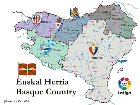 Euskadi Mapas Ilustrados Provincias España País Vasco
