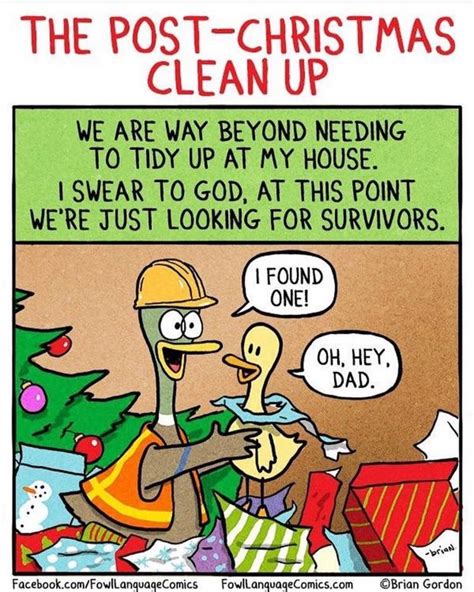 Post Christmas Clean Up Christmas Humor Funny Quotes Fowl Language