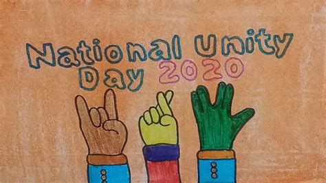 National Unity Day Posterunity Day Drawing Unity In Diversity