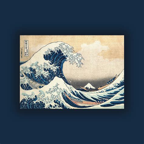 Büyük Dalga The Great Wave Off Kanagawa Katsushika Hokusai