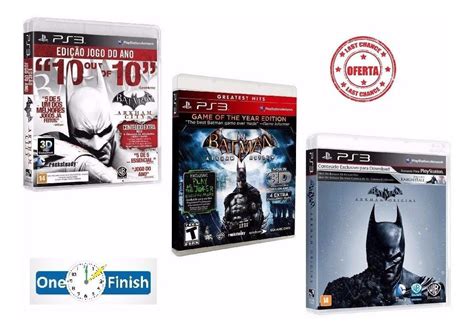Click here and see the source. Batman Arkham City + Arkham Asylum + Arkham Origins - Ps3 ...