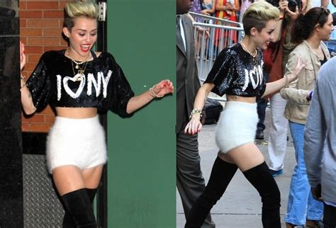 abc hot photos miley cyrus showing off her legs and tummy and other parts in new york