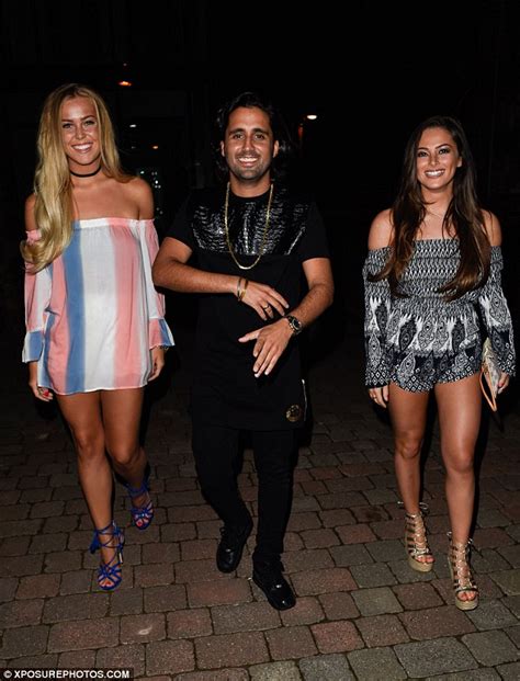 Towies Courtney Green And Chloe Meadows Flaunt Legs On Night Out Daily Mail Online