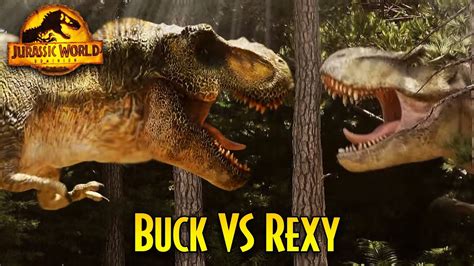 Buck And Rexy Roar Off New Clip Jurassic World Dominion Youtube