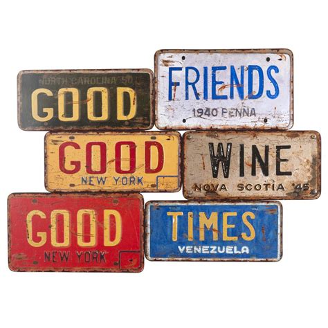 Metal wall deco metal detect metal shelve metal bricks polishing metals cheap metal wall deco cheap metal detect cheap metal shelve cheap metal bricks cheap polishing metals. Plaque déco en métal L 68 cm US SIGNS | Maisons du Monde