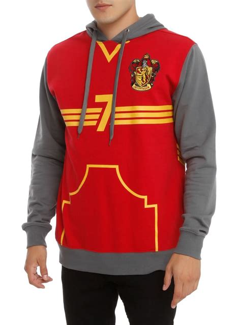 Harry Potter Gryffindor Quidditch Training Pullover Hoodie Hot Topic