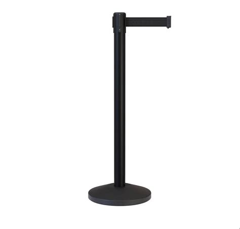 Black Stanchion W 75ft Retractable Belt Amigo Party Rentals Inc