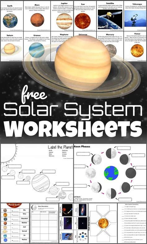 Free Printable Solar System Worksheets For Kids Solar System