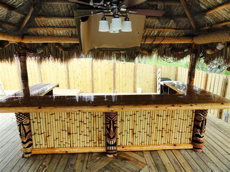 Big Kahuna Blog Our Recent Tiki Hut And Tiki Bar Builds Tiki Bar