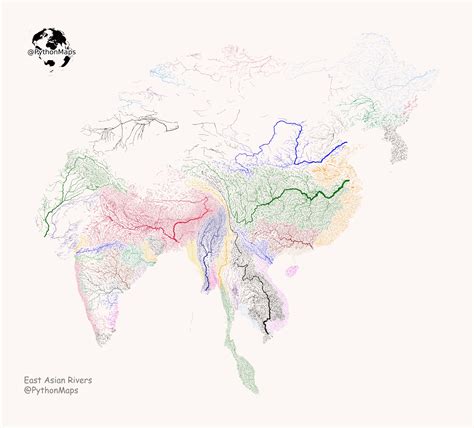 Python Maps On Twitter Here Are All Of The Rivers And Waterways In