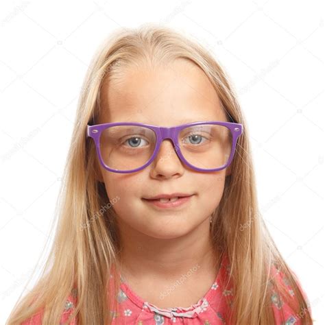 Blonde With Glasses Stock Photo Aigarsr