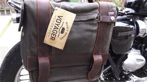 Triumph Bonneville T120 Motorcycle Luggage For The Distinguished