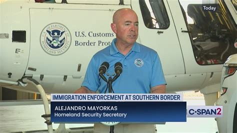 Secretary Mayorkas News Conference On Southwest Border C