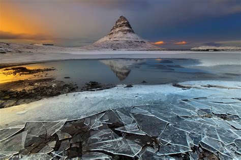 Nature Landscape Mountains Iceland Snow Winter Ice