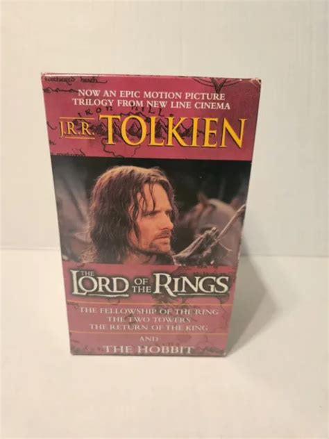 Boxed Set The Hobbit And The Lord Of The Rings Trilogy Jrr Tolkien