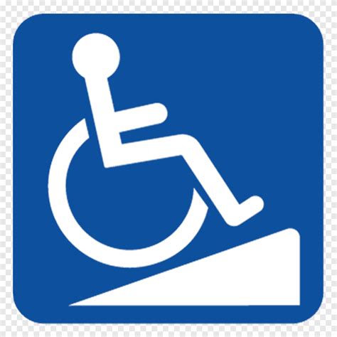 Disability Wheelchair Ramp Ada Signs Accessibility Wheelchair Blue