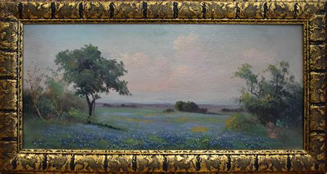 Robert Wood G Day Bluebonnet Buckeye 2347 Texas Art