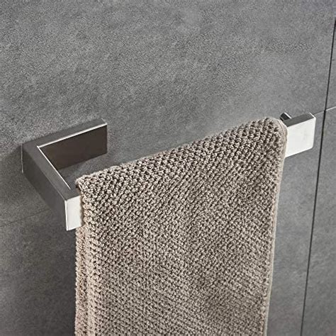 Junsun Square Towel Holder Stainless Steel Towel Ring Bathroom Hand