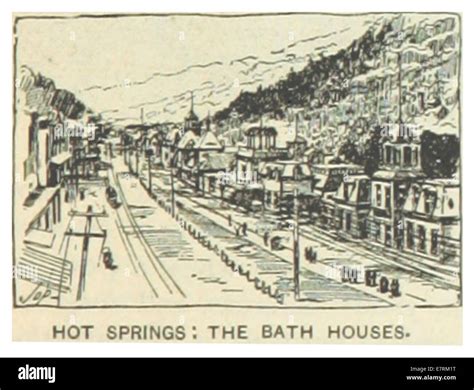 Us Ar1891 P065 Hot Springs The Bath Houses Stock Photo Alamy