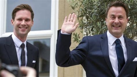 Luxembourg Pm First Eu Leader To Marry Same Sex Partner Bbc News