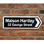 Personalised Direction Sign By England Signs  Notonthehighstreetcom
