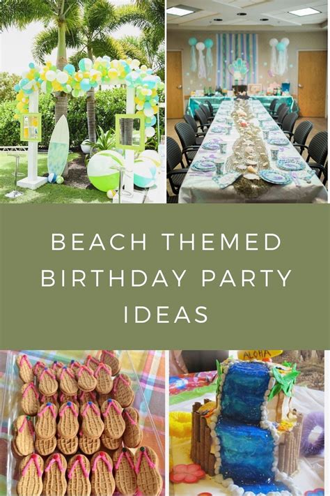 beach themed birthday party ideas ann inspired