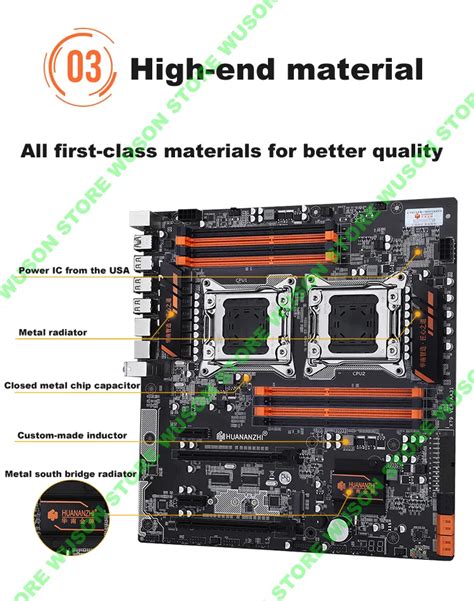 Huananzhi X79 Dual 8d X79 Motherboard Intel Dual Cpu Lga 2011 Xeon E5