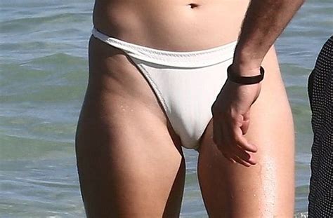 Eugenie Bouchard Paparazzi White Bikini Cameltoe Shots NuCelebs