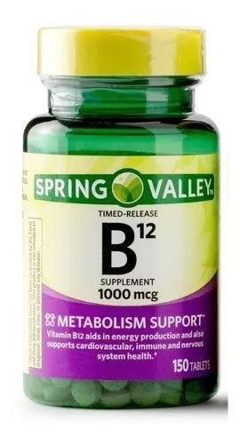 Vitamina B12 Spring Valley 1000mcg 150ct