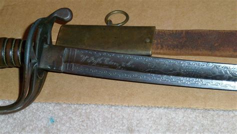 Mcelroy Confederate Sword Sandh Civil War Antiques