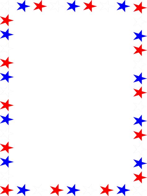 American Flag Borders Clipart Best