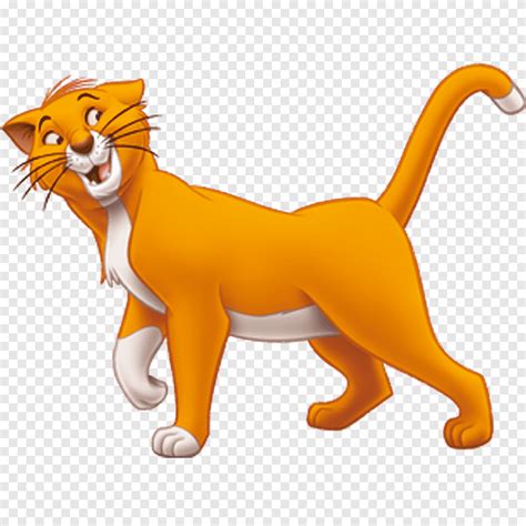 صورة شخصية للحيوان البرتقالي ، The Aristocats Thomas O Malley Cat