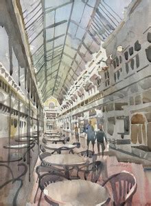 Jeff Suntala Watercolors Colonial Arcade